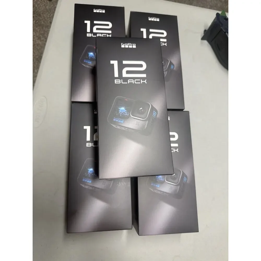 New GoPro 12 Black Voice Control Waterproof Action Camera New in Box